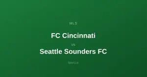 FC Cincinnati - Seattle Sounders FC: Typy bukmacherskie