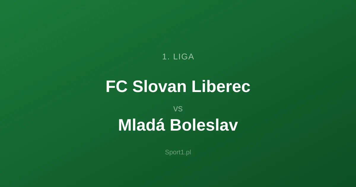 FC Slovan Liberec - Mladá Boleslav: Typy bukmacherskie