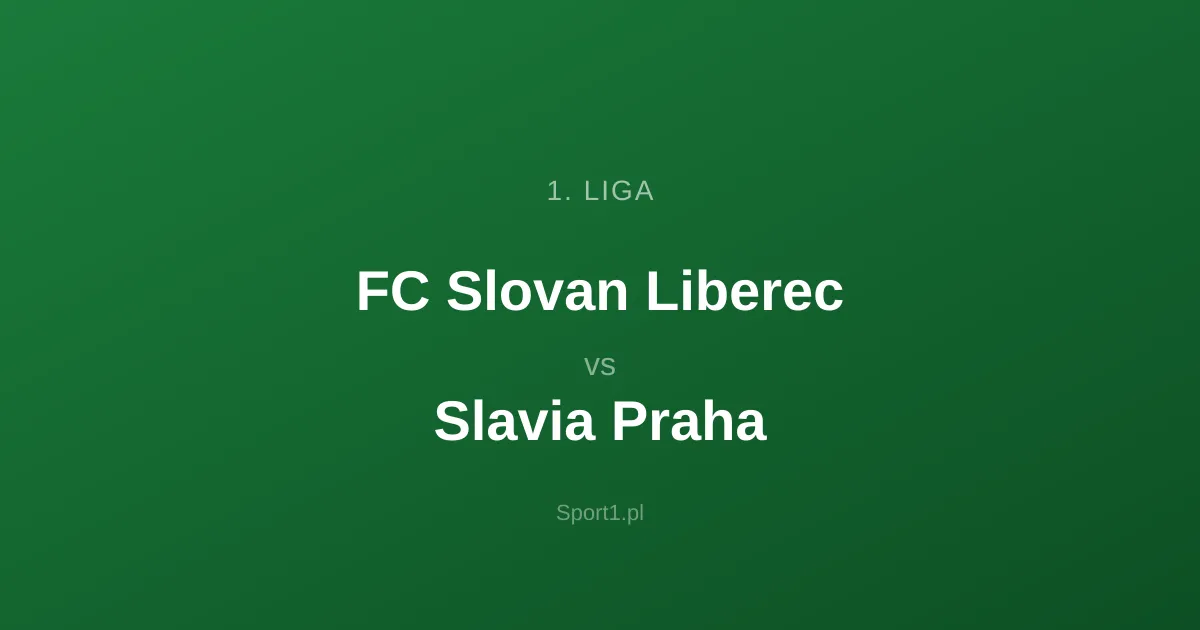FC Slovan Liberec - Slavia Praha: Typy bukmacherskie