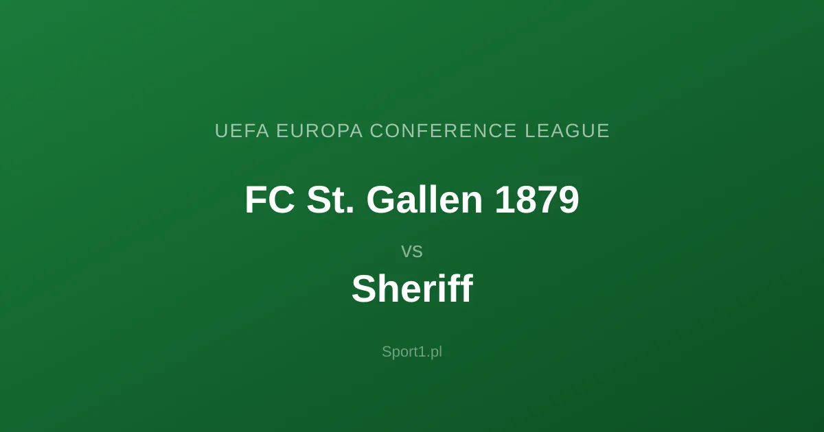 FC St. Gallen 1879 - Sheriff: Typy bukmacherskie
