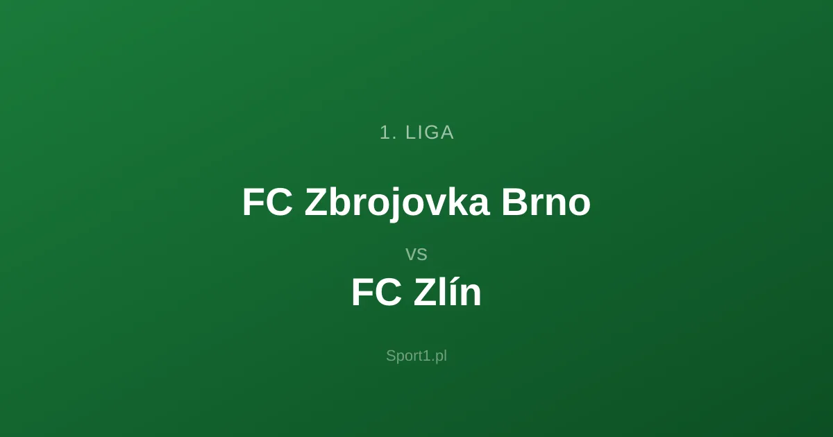 FC Zbrojovka Brno - FC Zlín: Typy bukmacherskie