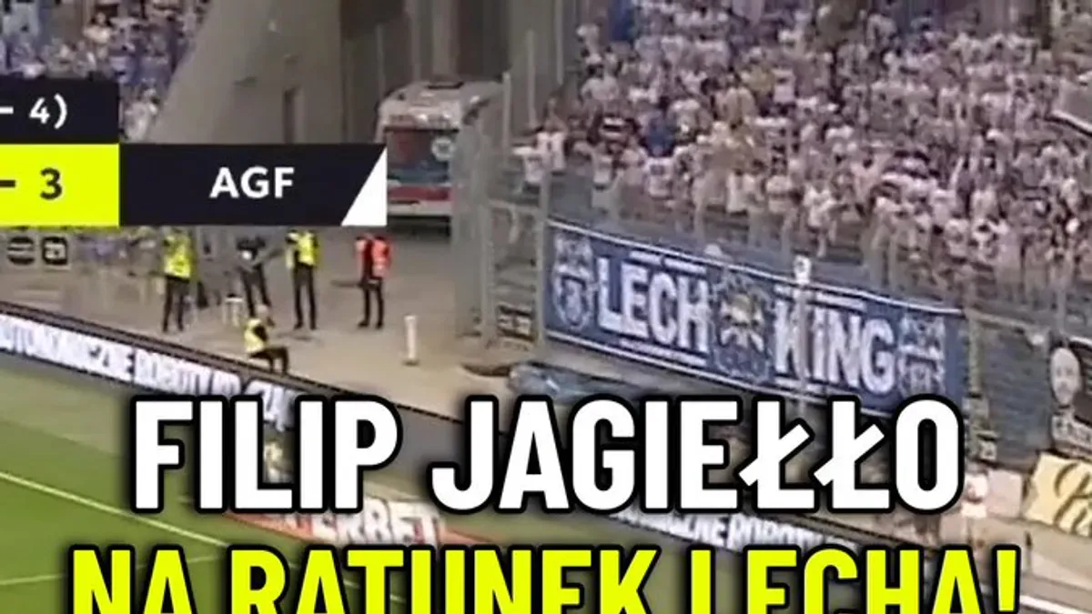 Filip Jagiełło dał Lechowi nadzieję. Niestety chwilę później Aarhus wyrównał stan rywalizacji. Znów remis w dwumeczu. Og