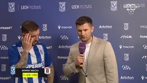 Filip Jagiełło w rozmowie z @hubertbugaj po odpadnięciu Lecha z eliminacji Ligi Mistrzów. "daliśmy ciała i tyle."
