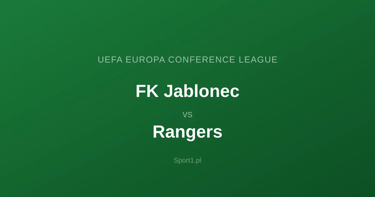 FK Jablonec - Rangers: Typy bukmacherskie