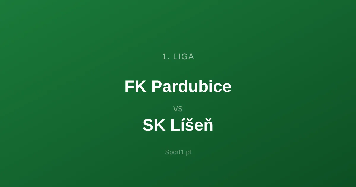 FK Pardubice - SK Líšeň: Typy bukmacherskie