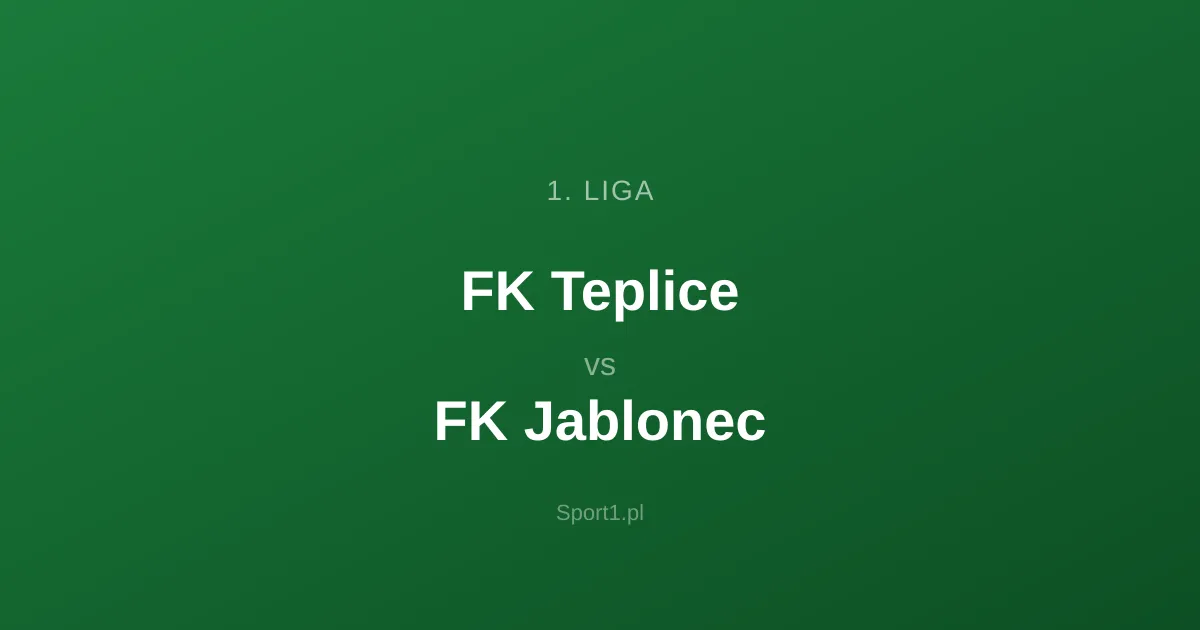 FK Teplice - FK Jablonec: Typy bukmacherskie