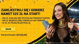 Fortuna: Bonus powitalny na Mundial 2026. Ponad 500 PLN z kodem „BETONLINE”!