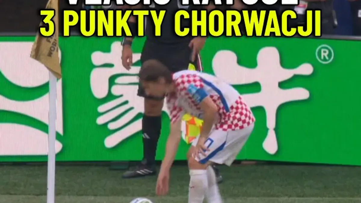 Gdy dośrodkowuje Luka Modrić, wiedz, że będzie groźnie! Świetna wrzutka chorwackiego pomocnika ze stałego fragmentu gry,