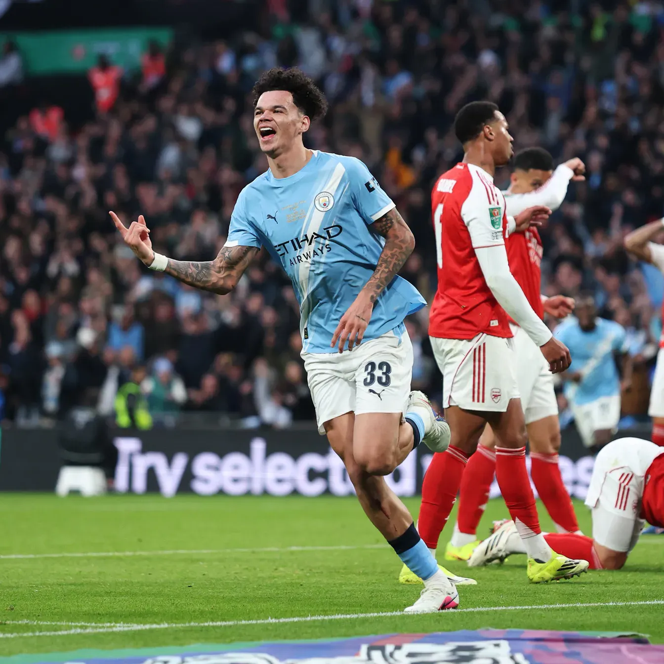 Genialny występ talentu Manchesteru City. Nico O'Reilly bohaterem finału na Wembley