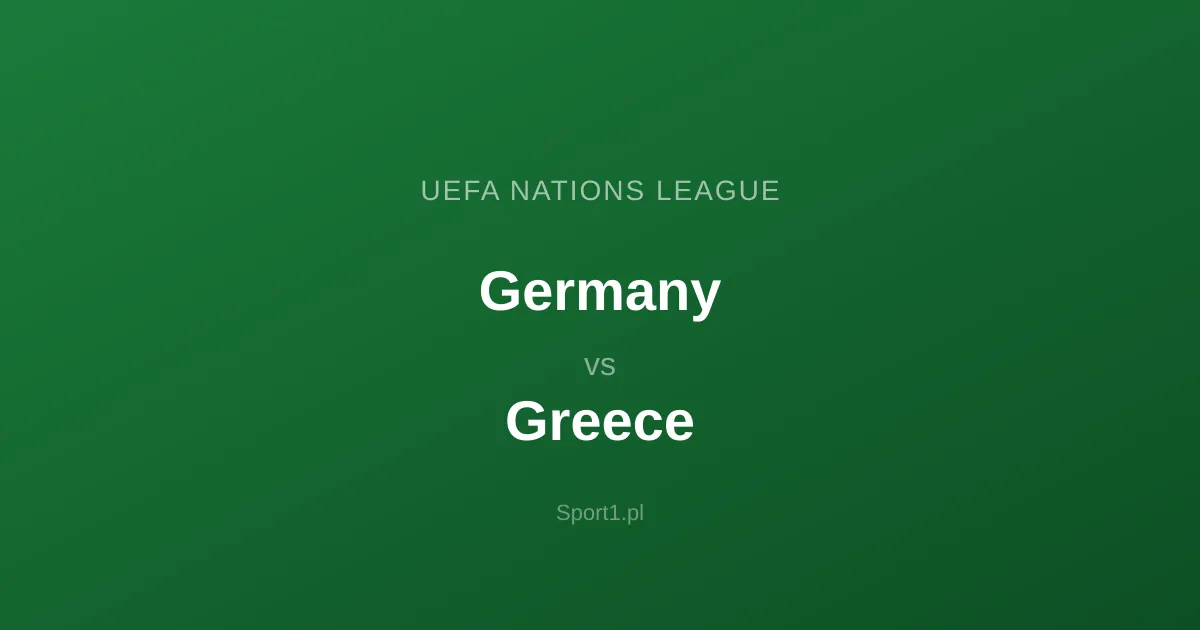 Germany - Greece: Typy bukmacherskie
