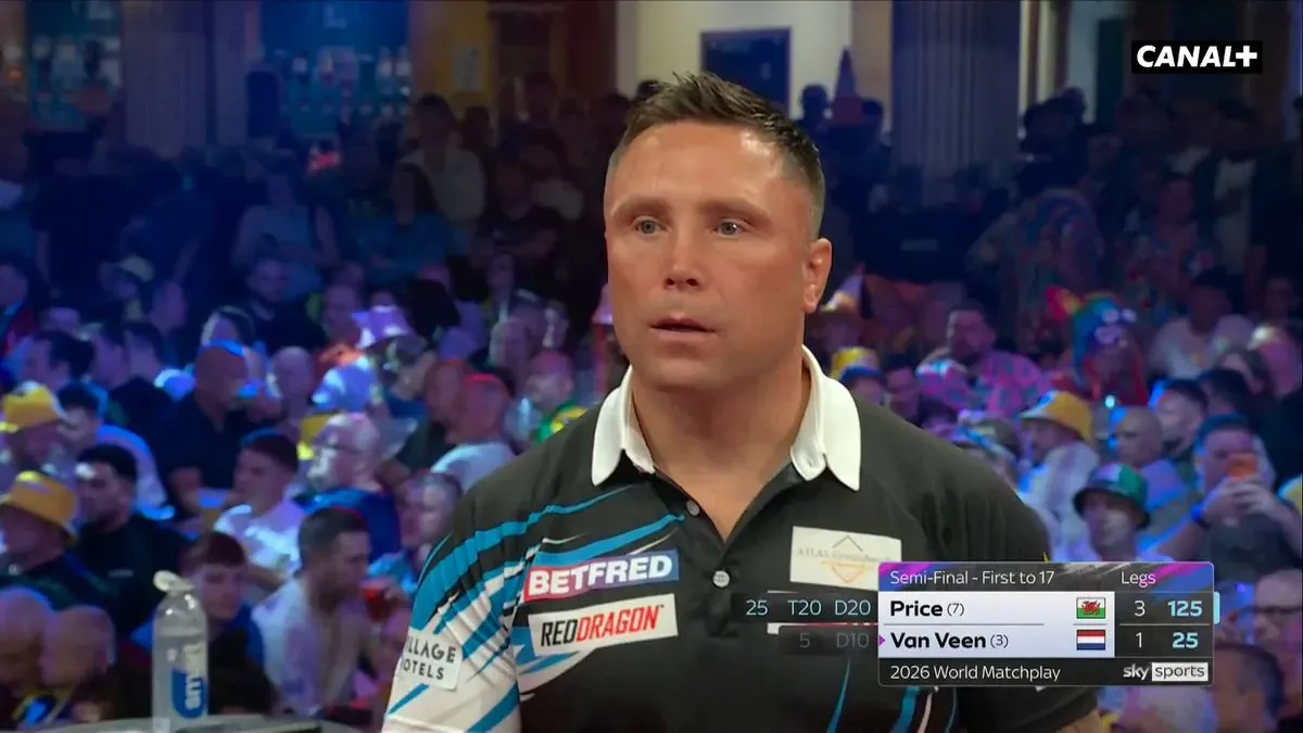 Gerwyn Price na przerwę schodzi z prowadzeniem 4:1! Jak odpowie Gian van Veen? World Matchplay oglądaj w CANAL+: