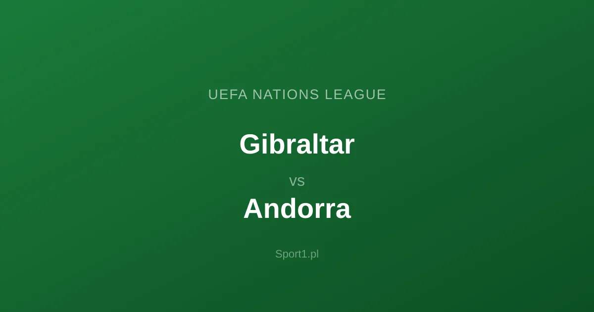 Gibraltar - Andorra: Typy bukmacherskie