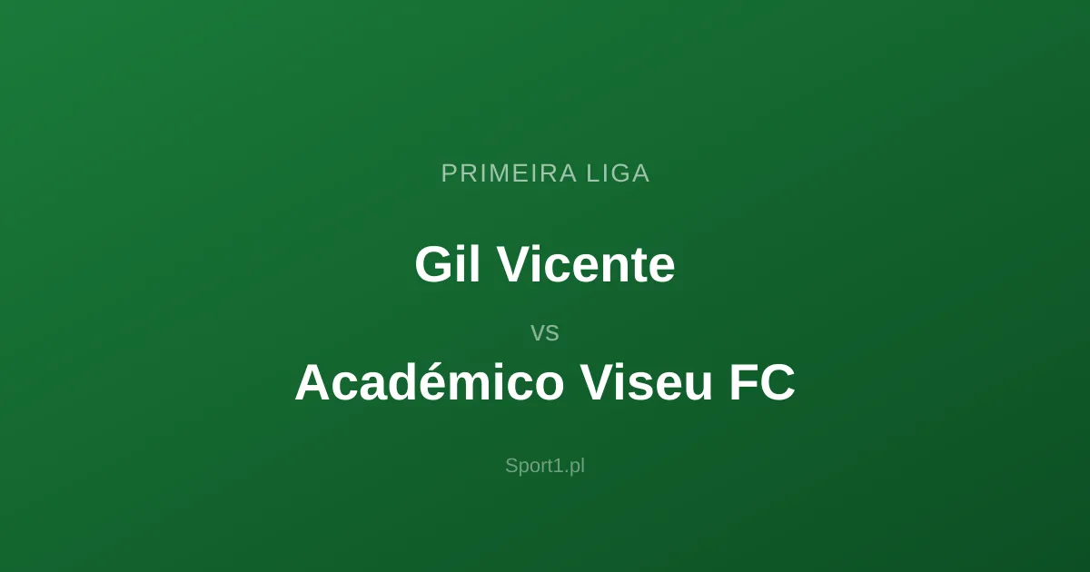 Gil Vicente - Académico Viseu FC: Typy bukmacherskie