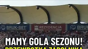 Gol sezonu. Przewrotka kamila zapolnika. nic lepszego już nie będzie Oglądaj online mecz Termalica vs Ruch