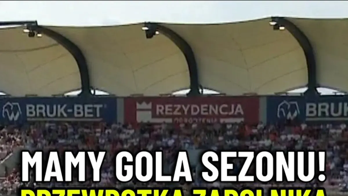 Gol sezonu. Przewrotka kamila zapolnika. nic lepszego już nie będzie Oglądaj online mecz Termalica vs Ruch