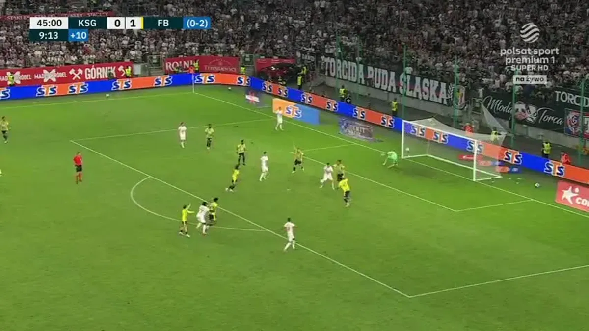 Górnik Zabrze 1-1 Fenerbahçe - Saček