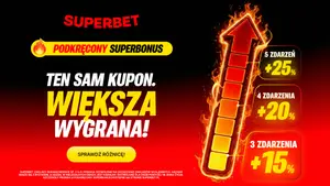 Gotowi na Ekstraklasę? Superbet podkręca wygrane – premia już od trzech zdarzeń!