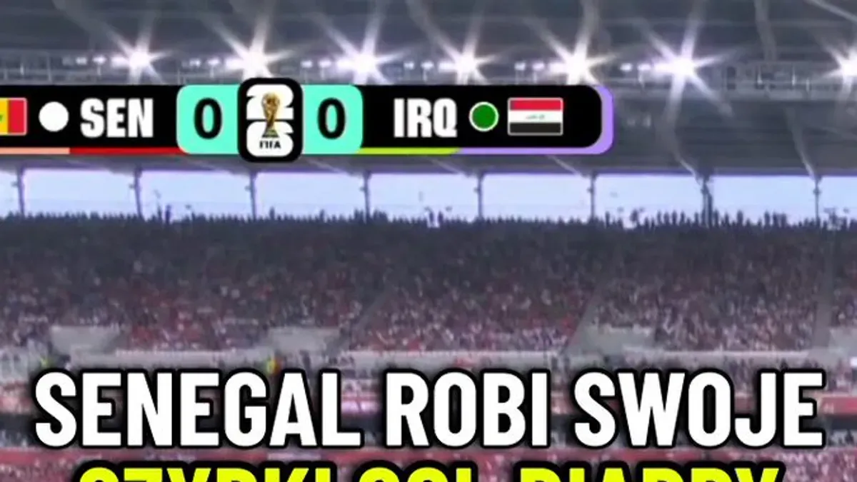 Habib Diarra szybko strzela gola dla Senegalu po rzucie rożnym! Oglądaj online mecz Senegal vs Irak