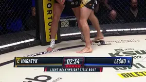 Haratyk kontra Leśko! Przypominamy pierwszą odsłonę mistrzowskiego starcia, a jej druga część już niedługo! Gala XTB KSW