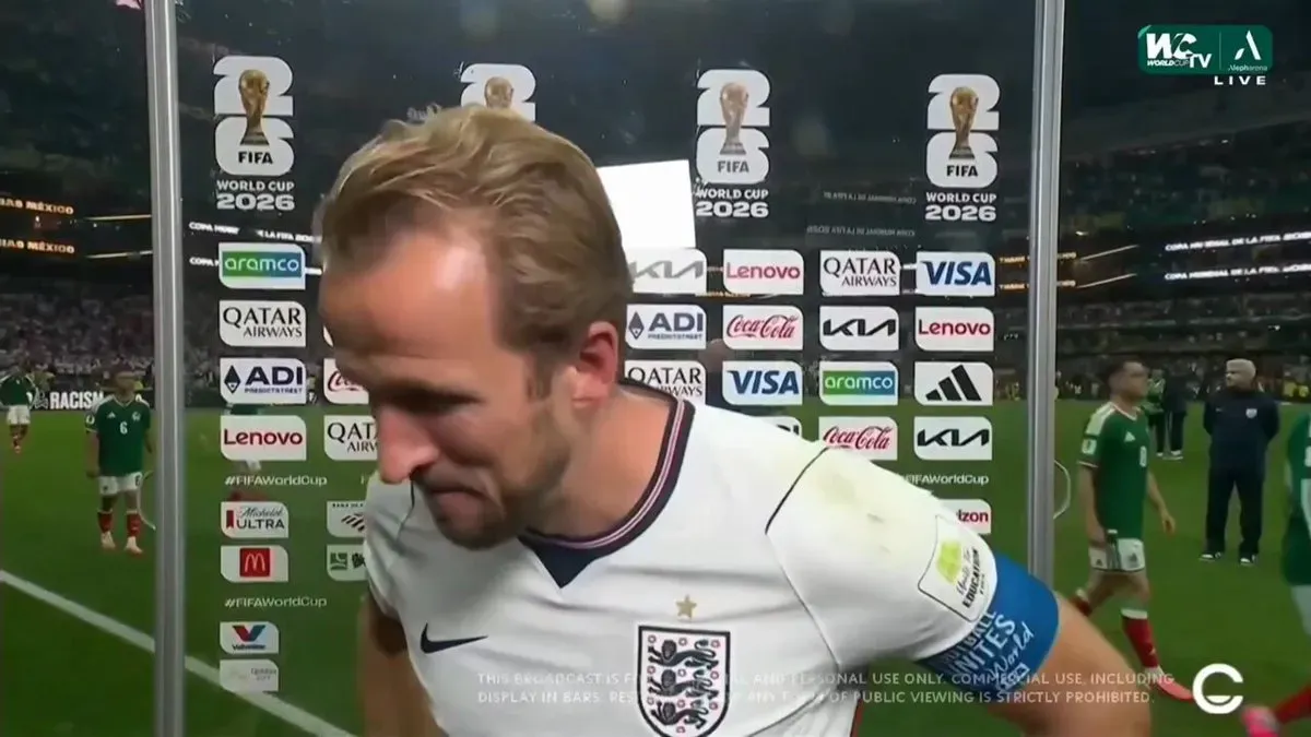 Harry Kane bezbarwny na Estadio Azteca. Anglik kompletnie zniknął