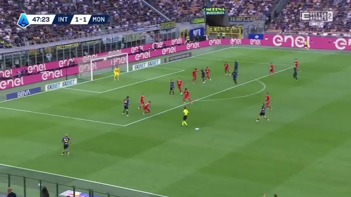 Inter 2-1 Monza 48' Zieliński