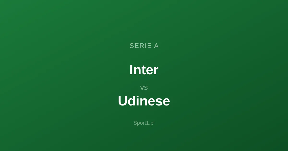 Inter - Udinese: Typy bukmacherskie