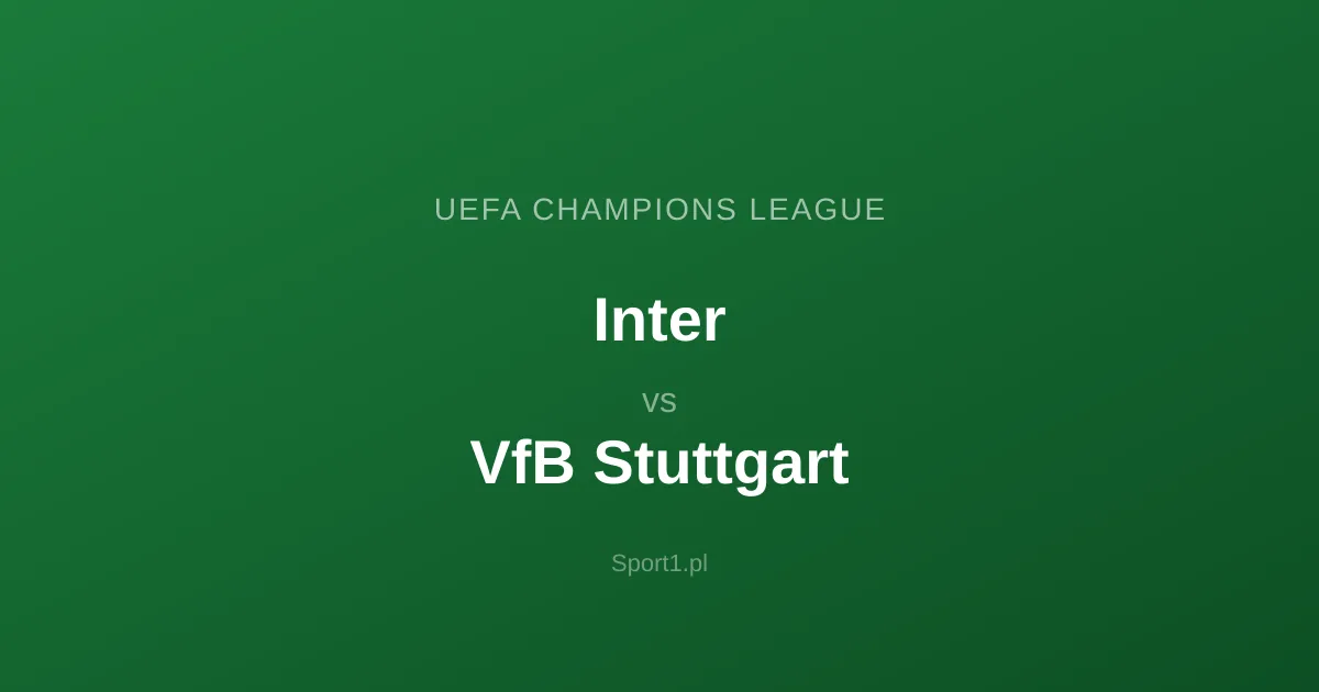 Inter - VfB Stuttgart: Typy bukmacherskie