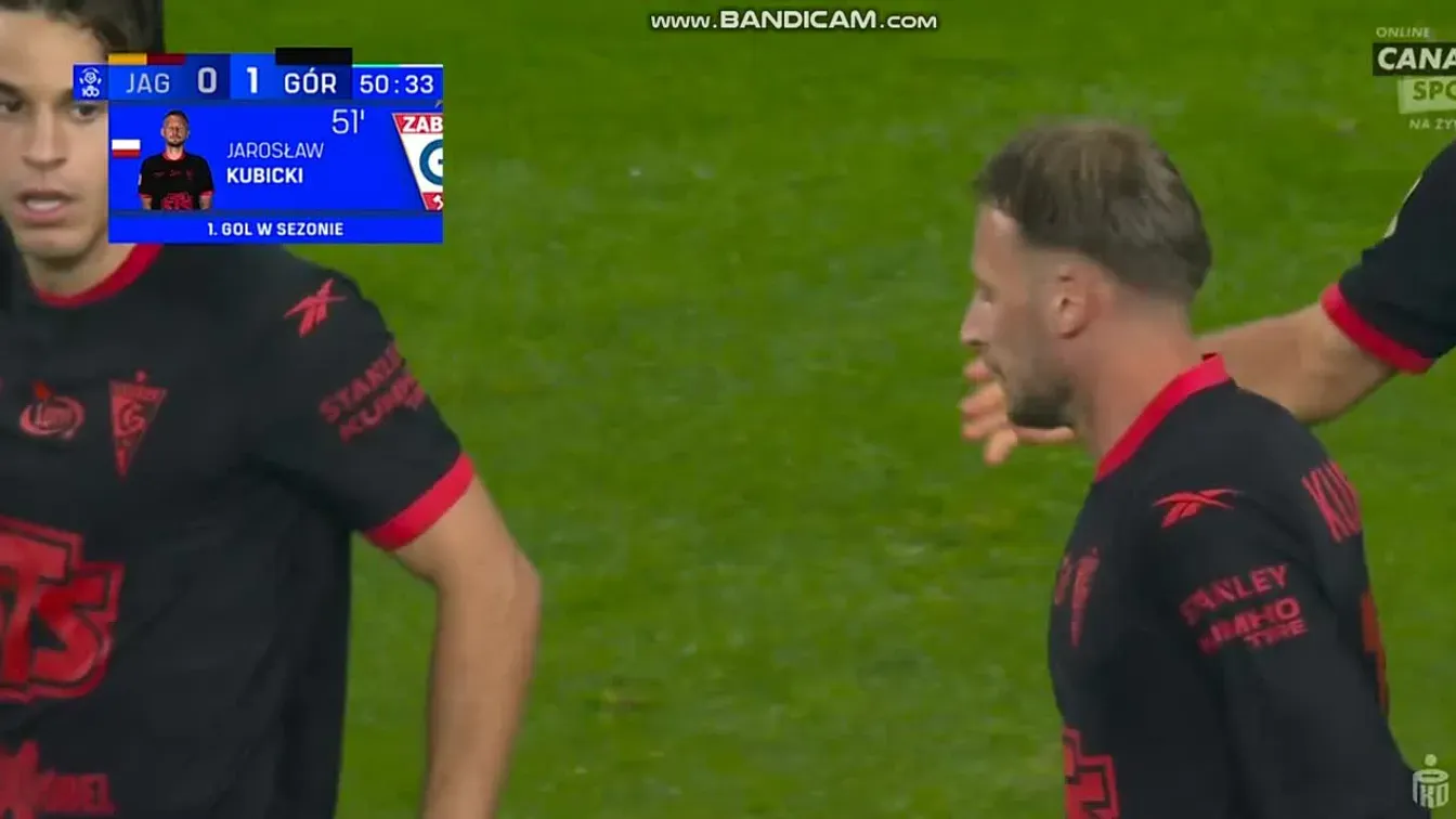 Jagiellonia Białystok 0-1 Górnik Zabrze - Kubicki