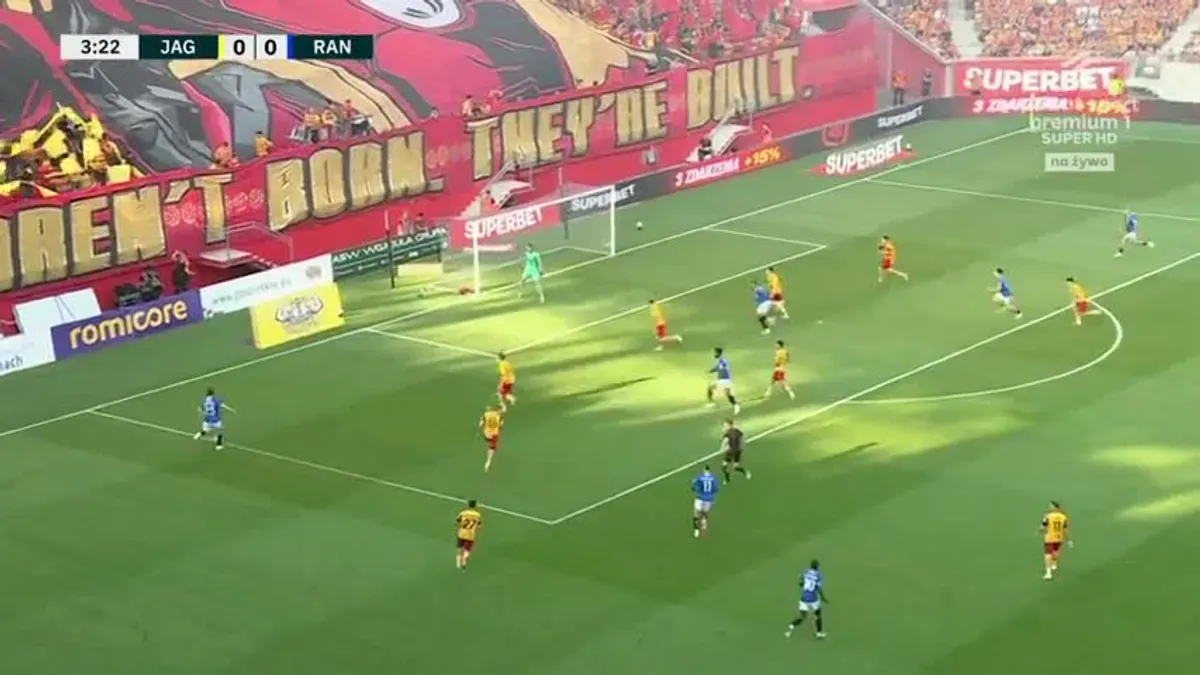 Jagiellonia Białystok 0-1 Rangers - Montoia OG