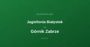 Jagiellonia Białystok - Górnik Zabrze: Typy bukmacherskie