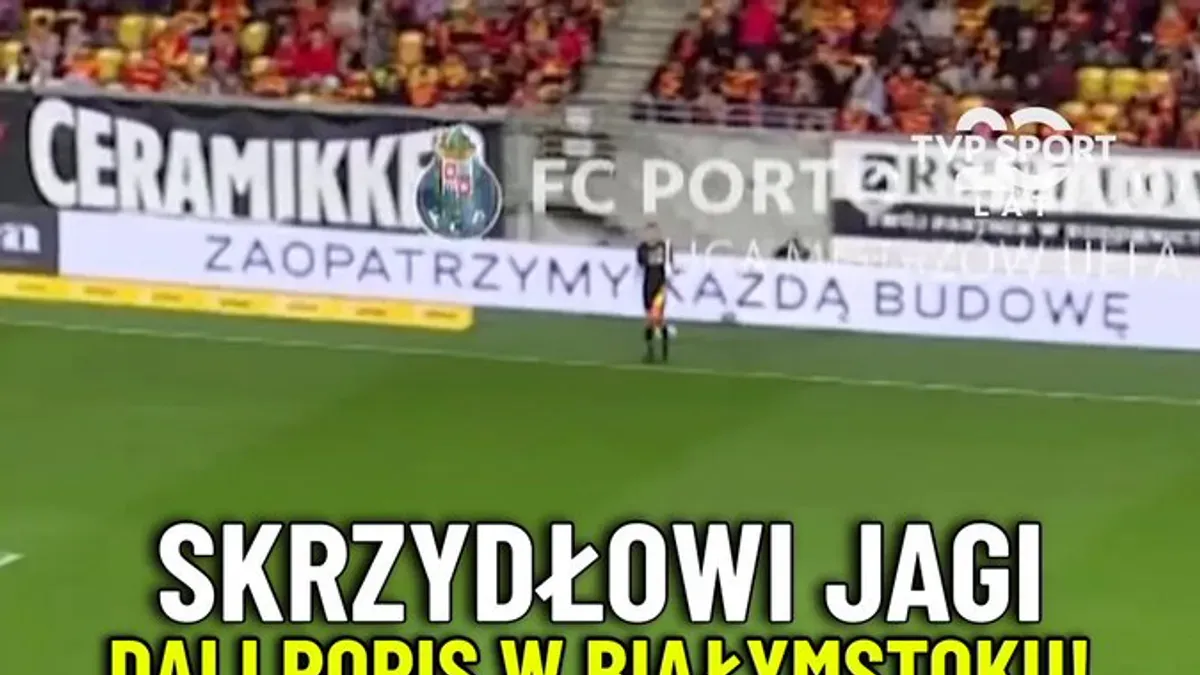 Jagiellonia nie daje odskoczyć rywalom w czybie tabeli Ekstraklasy. A Śląsk. niebezpiecznie blisko czerwonej