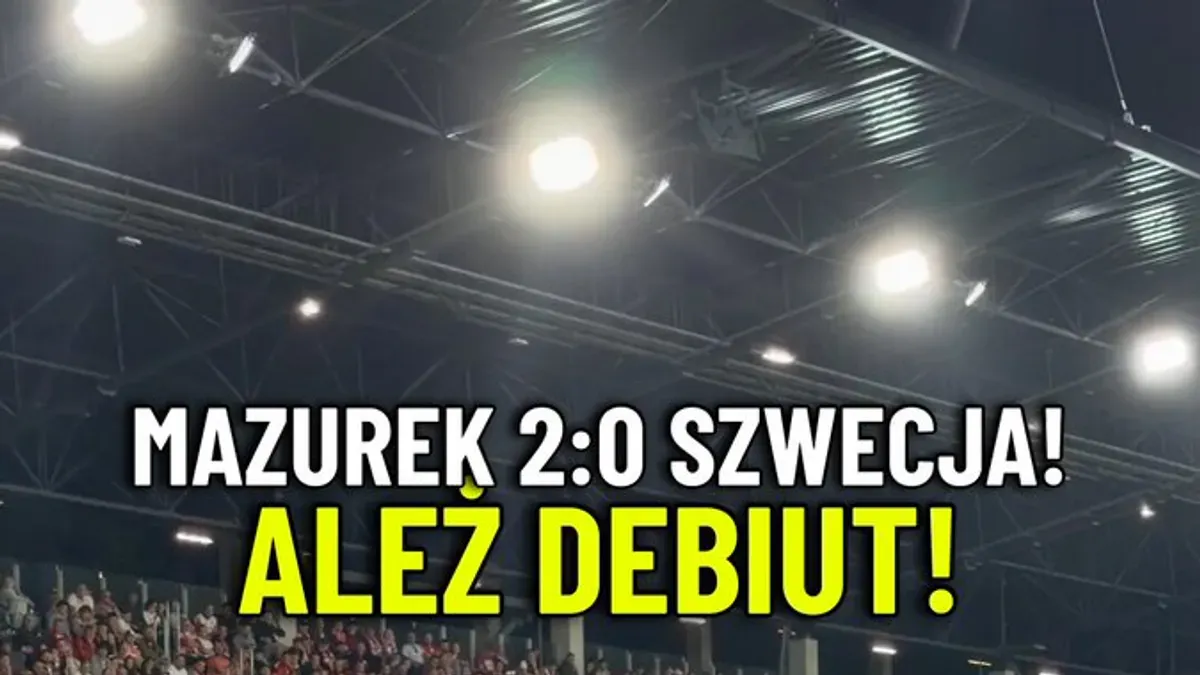 Jak debiutować w reprezentacji U21, to w takim stylu! Bartosz Mazurek czaruje w meczu ze Szwedami Oglądaj mecz