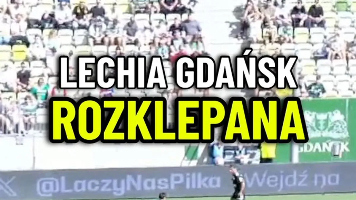 Jak po sznurku. piękna akcja Pogoni Grodzisk Mazowiecki, wykończona przez Damiana Jaronia w meczu z Lechią. Do przerwy w