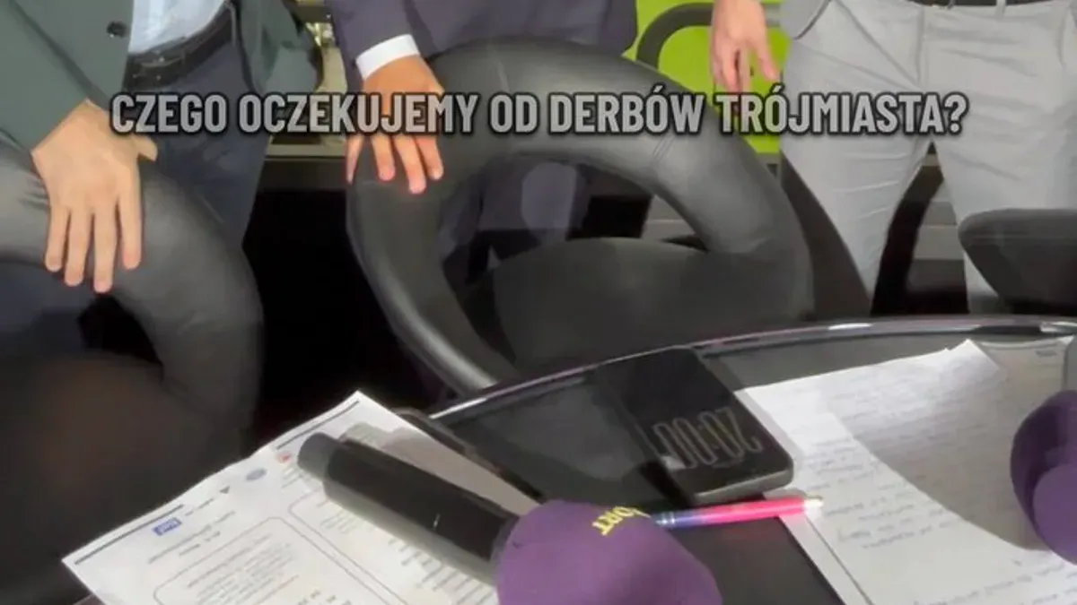 Jakie to będą Derby Trójmiasta? Mamy nadzieję, że nie sprawdzi się wizja Tomasza Łapińskiego! Transmisja trwa