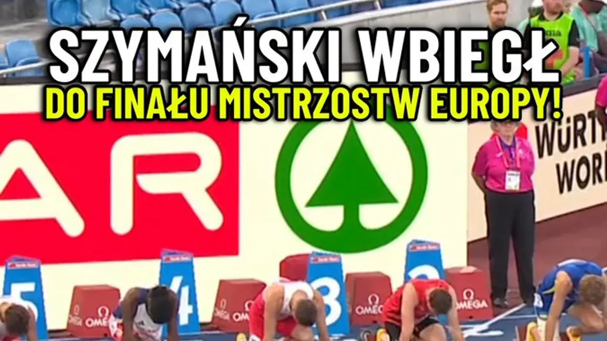 Jedna setna od rekordu polski. Co za bieg jakuba szymańskiego! Polak o 22:47 pobiegnie w finale biegu na 110 metrów prze