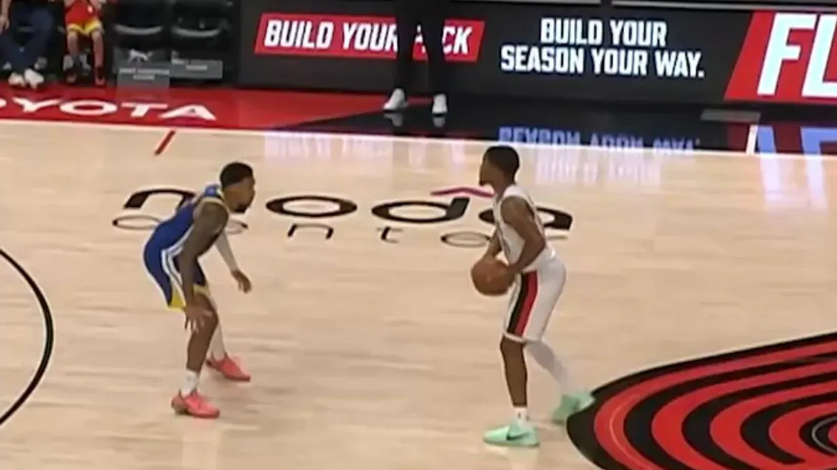 Jeremy Sochan zadebiutował w Portland Trail Blazers podczas meczu przedsezonowego z Golden State Warriors