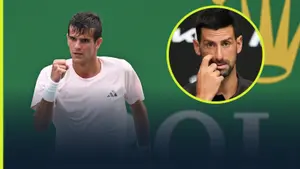 Jodar ukarany w Szanghaju. Djoković za podobne zachowanie uniknął kary