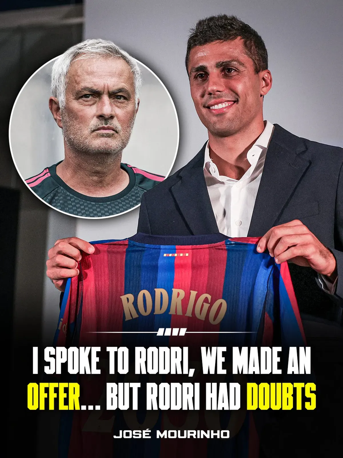 Jose Mourinho ujawnia prawdę o transferze Rodriego. Real Madryt złożył ofertę