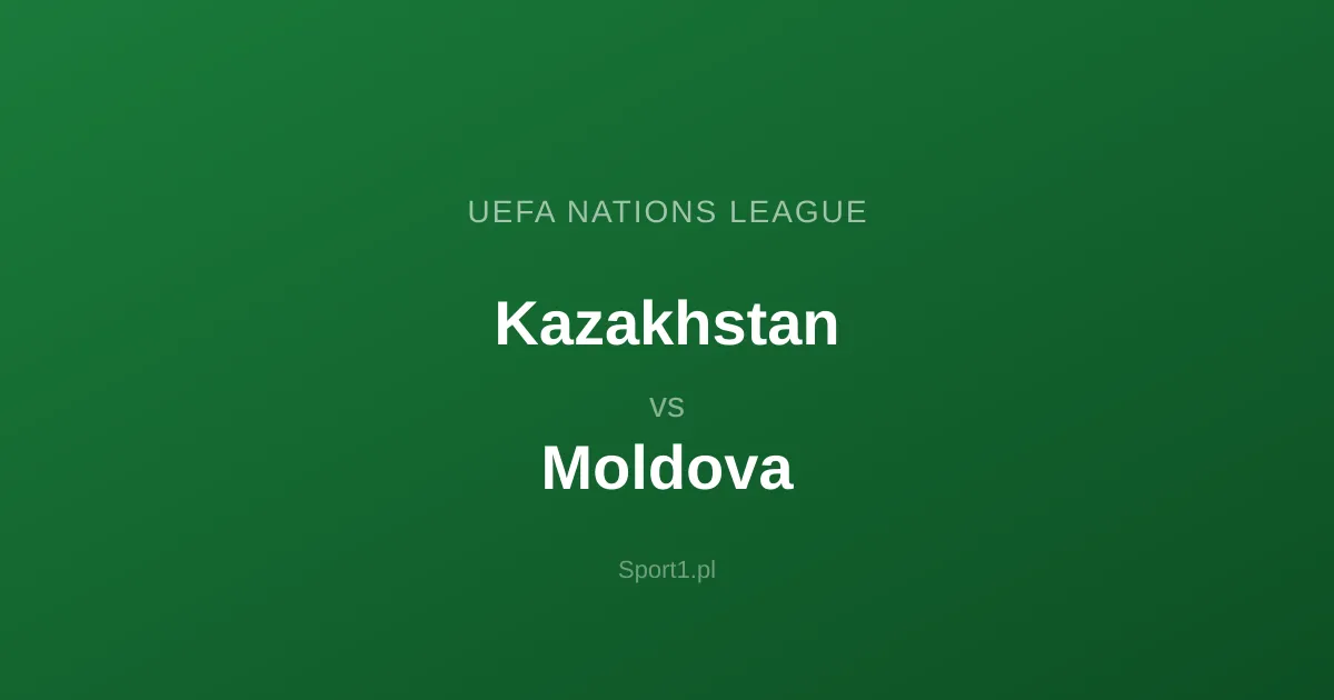 Kazakhstan - Moldova: Typy bukmacherskie