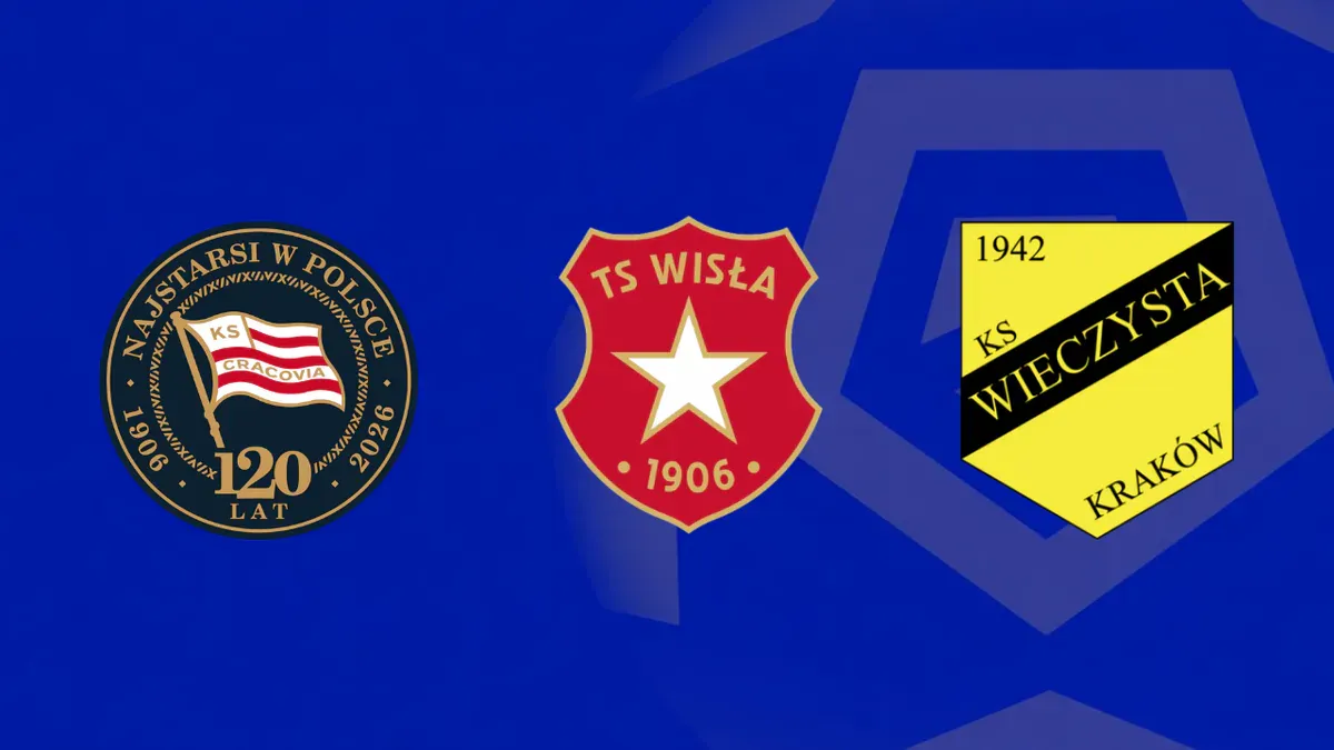 Kiedy Derby Krakowa? Mecze Wisły, Cracovii i Wieczystej 2026/2027