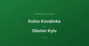 Kolos Kovalivka - Obolon Kyiv: Typy bukmacherskie
