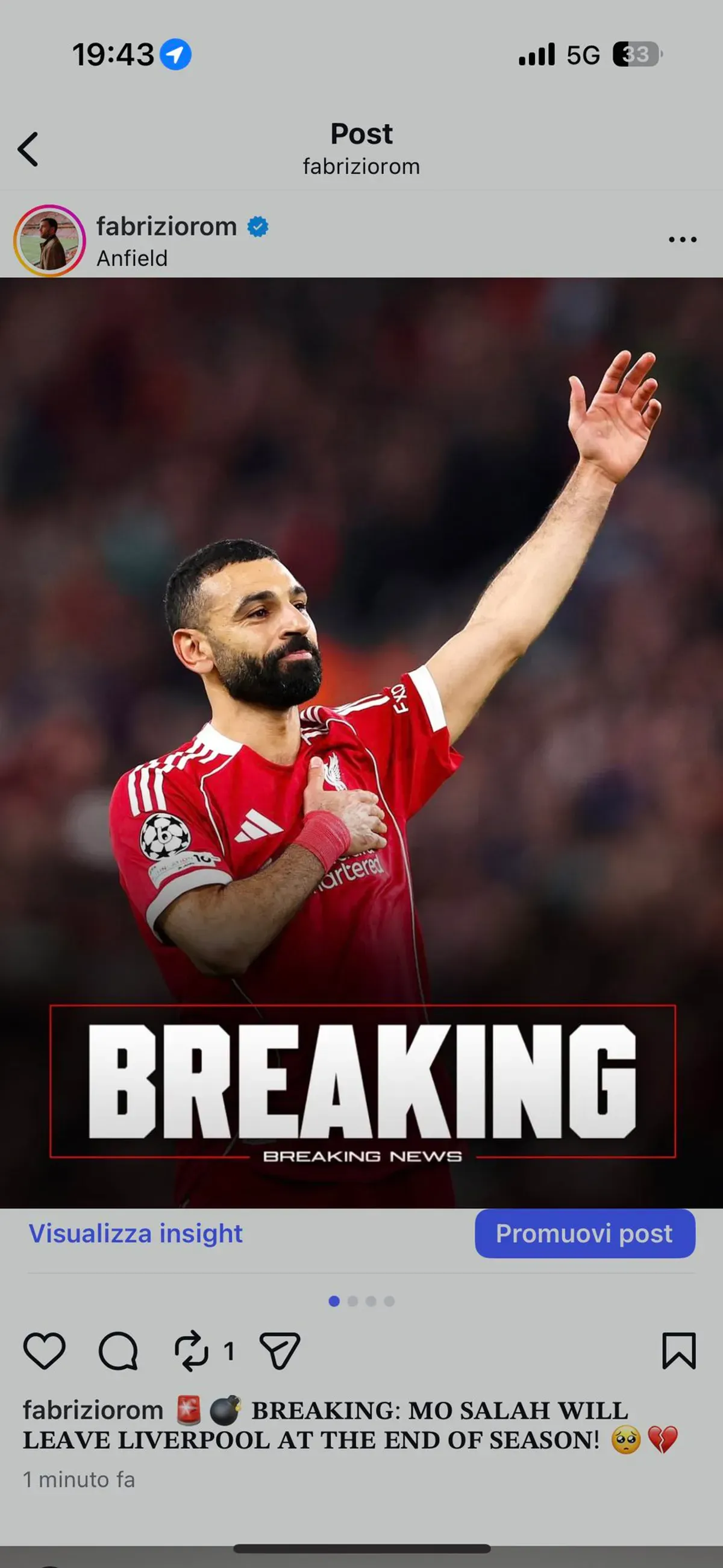 Koniec pewnej ery w Liverpoolu. Mohamed Salah podjął ostateczną decyzję w sprawie przyszłości