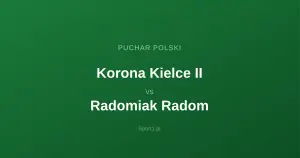 Korona Kielce II - Radomiak Radom: Typy bukmacherskie
