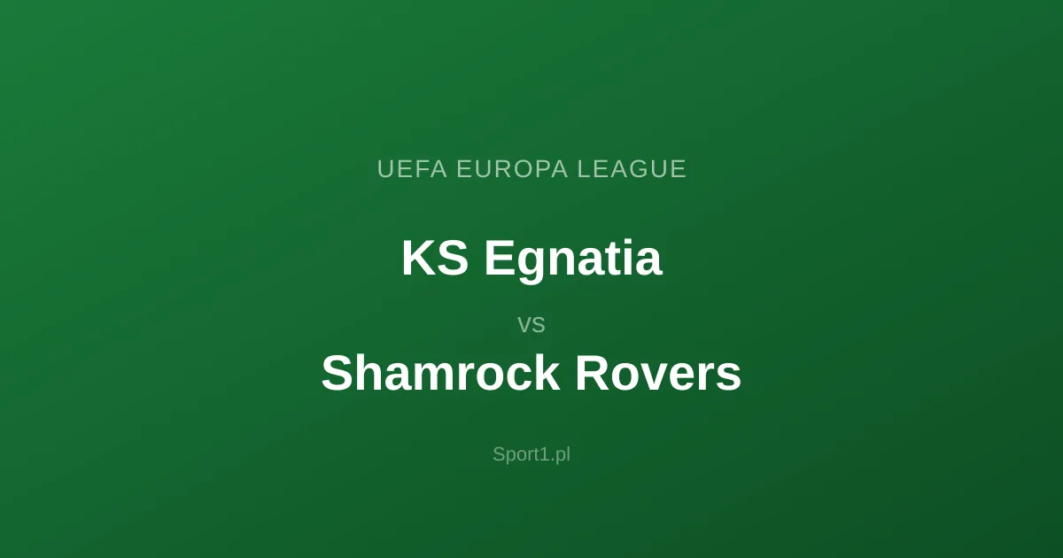 KS Egnatia - Shamrock Rovers: Typy bukmacherskie