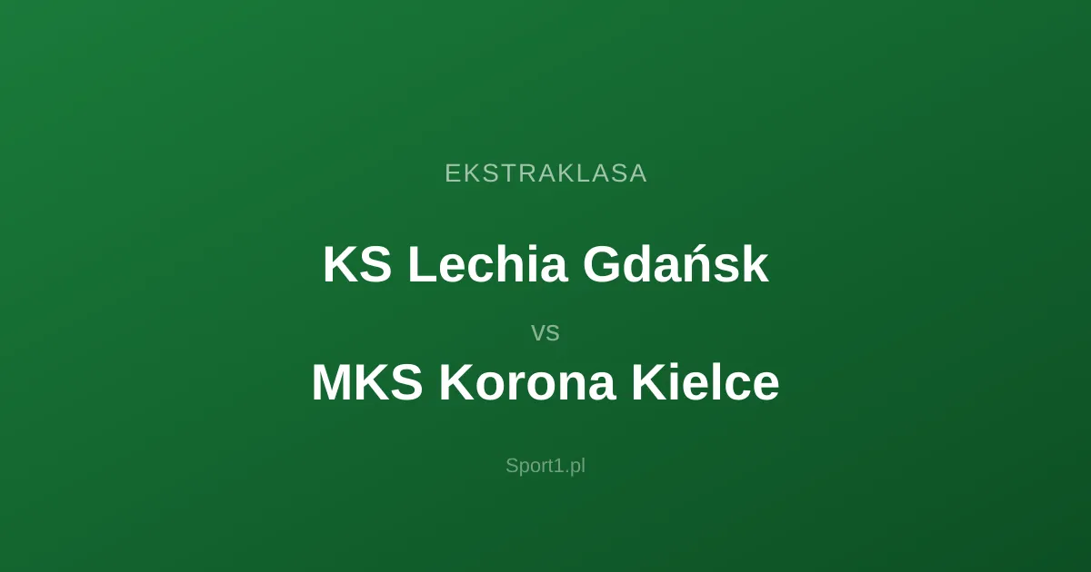 KS Lechia Gdańsk - MKS Korona Kielce: Typy bukmacherskie