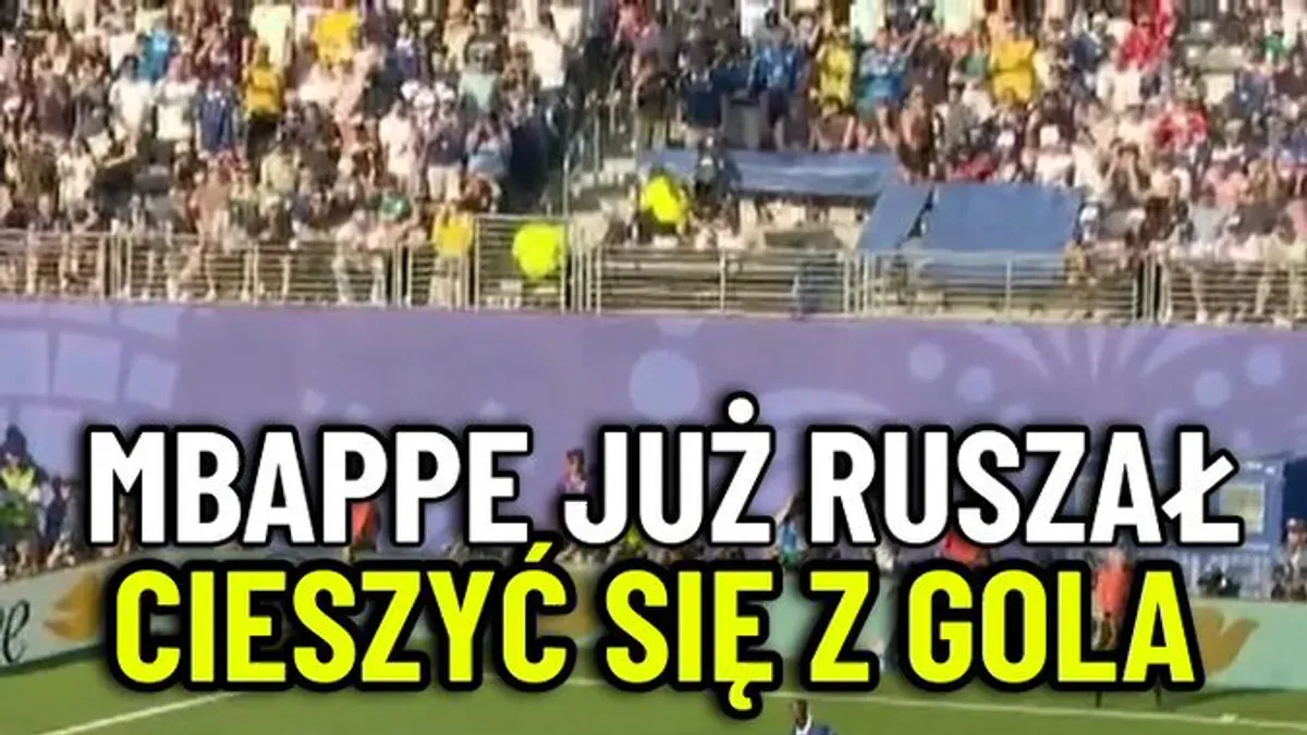 Kylian Mbappe już ruszał celebrować gola. Transmisja online