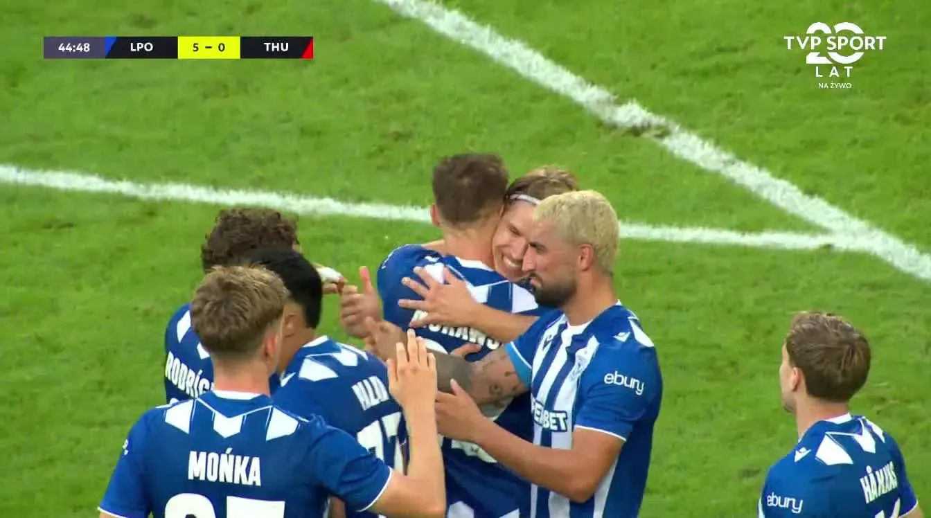 Lech Poznań 5-0 FC Thun