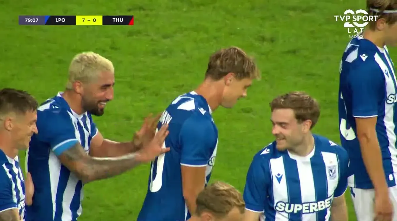 Lech Poznań 7-0 FC Thun