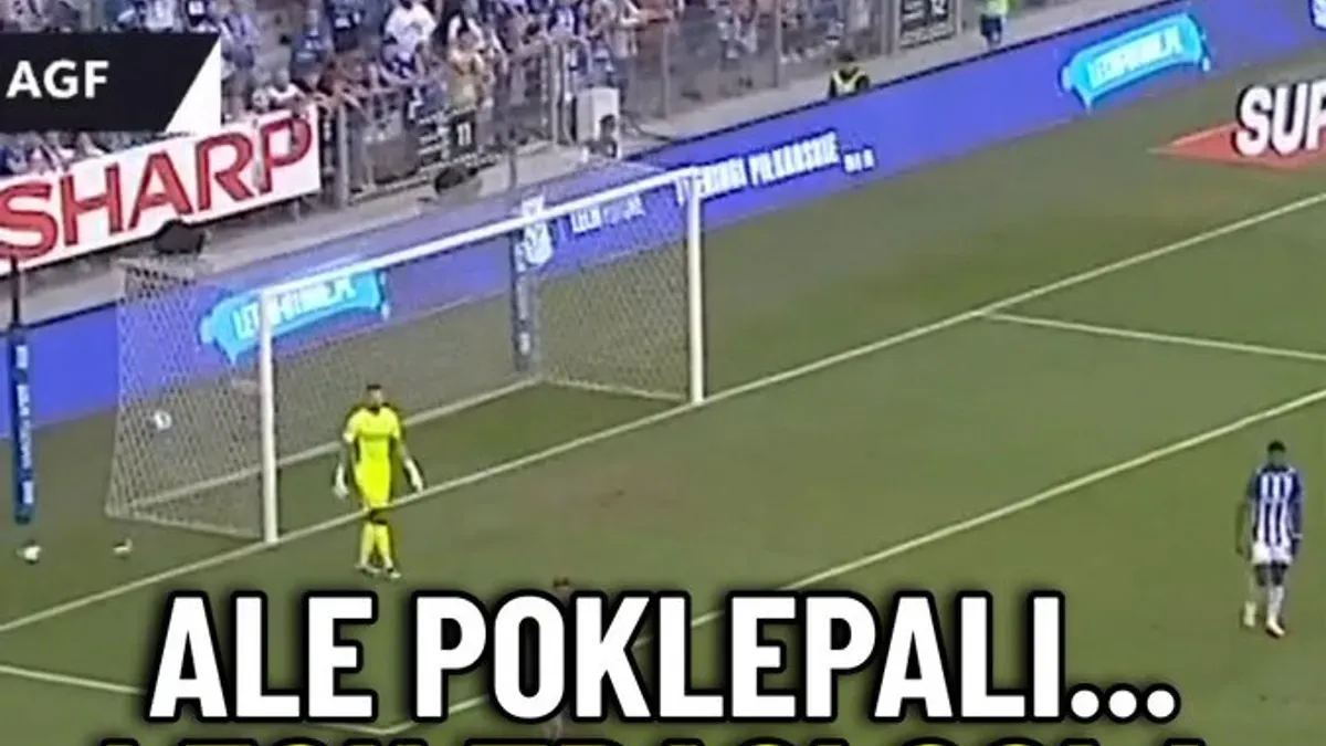 Lech Poznań traci bramkę. Tobias Bech wpisuje się na listę strzelców