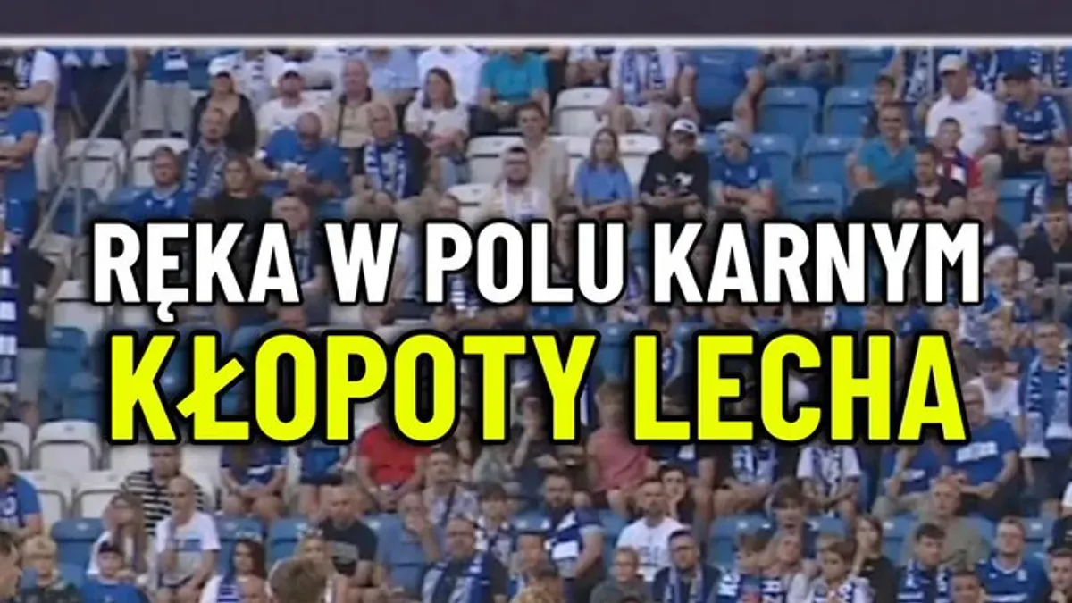 Lech Poznań traci drugiego gola. Ręka w polu karnym i wykorzystana jedenastka przez Kristiana Arnstada. Oglądaj